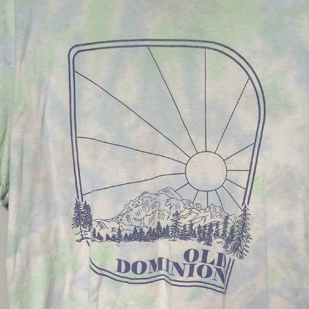 Old Dominion Tie-Dye Short Sleeve Concert Tee - Picture 2 of 6